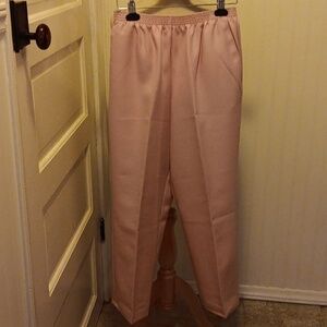 Alfred Dunner 12p pink granny chic grandma 👵 pants
